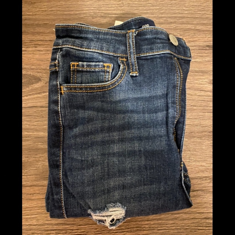 Hollister - ultra high rise crop super skinny jean